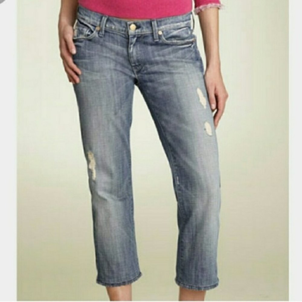 7FAMK crop straight leg jeans Size 29